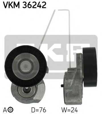 SKF vkm36242 -  Натяжной ролик, поликлиновой  ремень