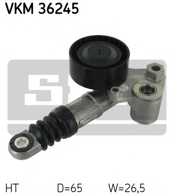 SKF vkm36245 -  Натяжной ролик, поликлиновой  ремень