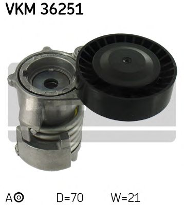 SKF vkm36251 -  Натяжной ролик, поликлиновойремень