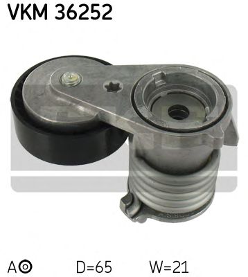 SKF vkm36252 -  Натяжной ролик, поликлиновойремень