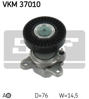 SKF vkm37010 -  Натяжной ролик, поликлиновой  ремень