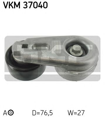 SKF vkm37040 -  Натяжной ролик, поликлиновой  ремень