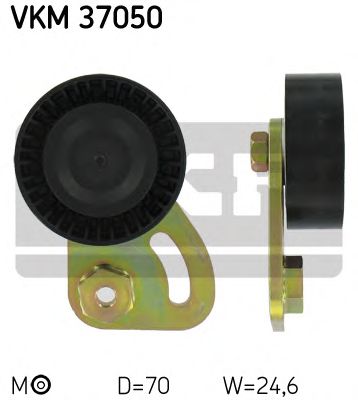 SKF vkm37050 -  Натяжной ролик, поликлиновой  ремень