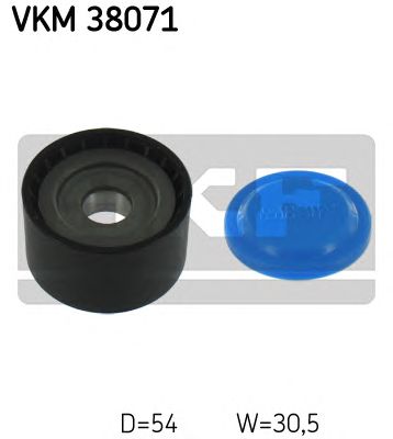 SKF vkm38071 -  Паразитный / ведущий ролик, поликлиновой ремень