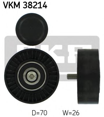 SKF vkm38214 -  Паразитный / ведущий ролик, поликлиновой ремень