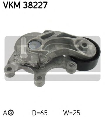 SKF vkm38227 -  Натяжной ролик, поликлиновойремень