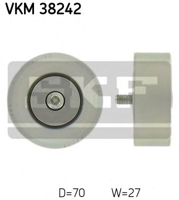 SKF vkm38242 -  Паразитный / ведущий ролик, поликлиновой ремень
