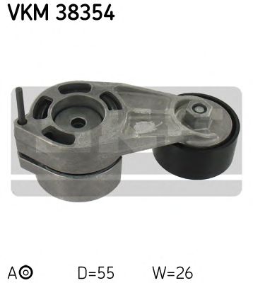 SKF vkm38354 -  Натяжной ролик, поликлиновойремень