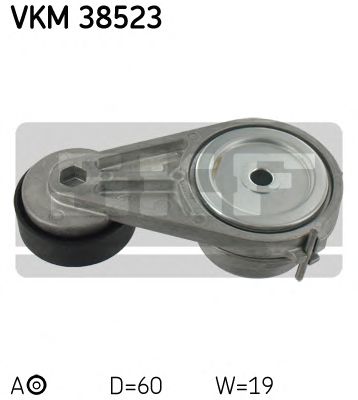 SKF vkm38523 -  Натяжной ролик, поликлиновойремень