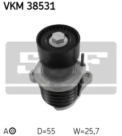 SKF vkm38531 -  Натяжной ролик, поликлиновойремень
