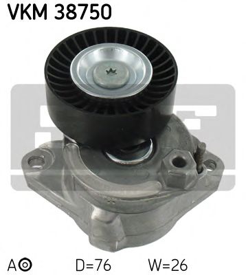 SKF vkm38750 -  Натяжной ролик, поликлиновойремень