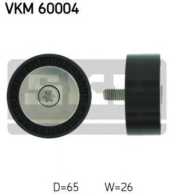SKF vkm60004 -  Паразитный / ведущий ролик, поликлиновой ремень
