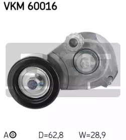 SKF vkm60016 -  Натяжной ролик, поликлиновойремень