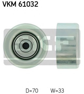 SKF vkm61032 -  Паразитный / ведущий ролик, поликлиновой ремень