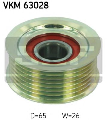 SKF vkm63028 -  Паразитный / ведущий ролик, поликлиновой ремень