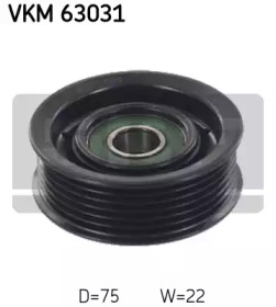 SKF vkm63031 -  Паразитный / ведущий ролик, поликлиновой ремень