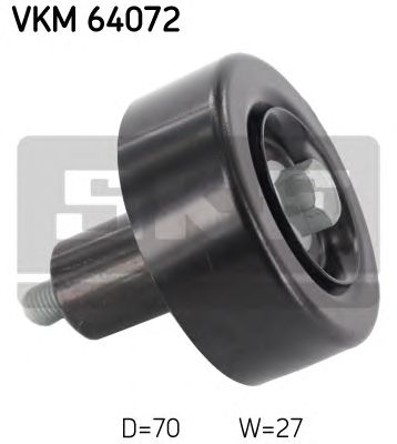 SKF vkm64072 -  Паразитный / ведущий ролик, поликлиновой ремень