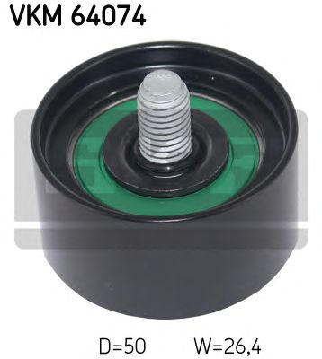 SKF vkm64074 -  Паразитный / ведущий ролик, поликлиновой ремень