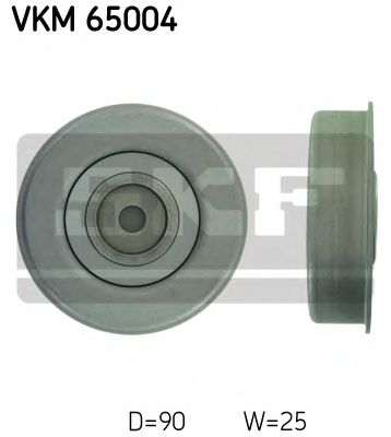 SKF vkm65004 -  Натяжной ролик, поликлиновой  ремень