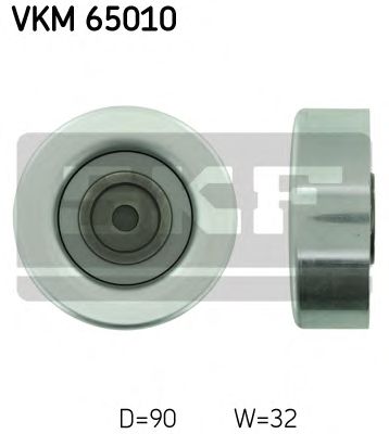 SKF vkm65010 -  Паразитный / ведущий ролик, поликлиновой ремень