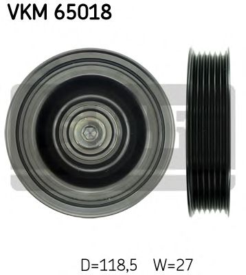SKF vkm65018 -  Паразитный / ведущий ролик, поликлиновой ремень