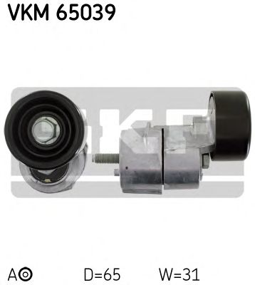 SKF vkm65039 -  Натяжной ролик, поликлиновой  ремень