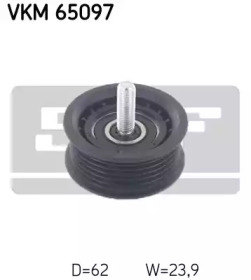 SKF vkm65097 -  Паразитный / ведущий ролик, поликлиновой ремень