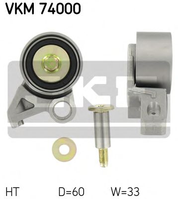 SKF vkm74000 -  Натяжной ролик, ремень ГРМ