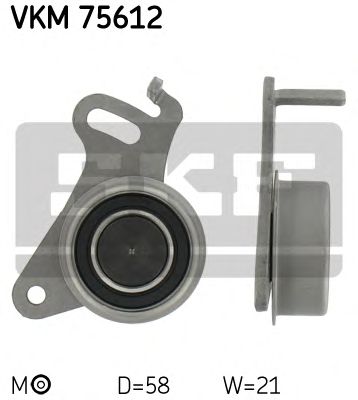 SKF vkm75612 -  Натяжной ролик, ремень ГРМ
