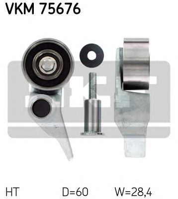 SKF vkm75676 -  Натяжной ролик, ремень ГРМ
