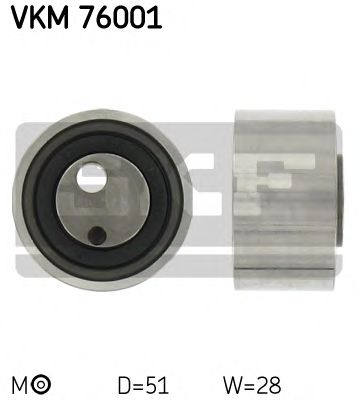 SKF vkm76001 -  Натяжной ролик, ремень ГРМ
