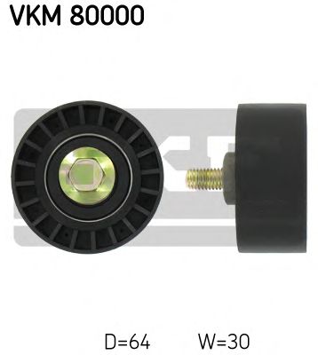 SKF vkm80000 -  Паразитный / Ведущий ролик, зубчатый ремень