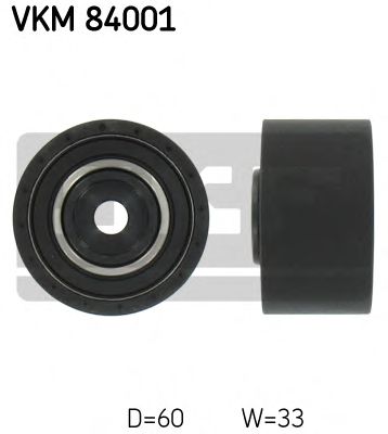 SKF vkm84001 -  Паразитный / Ведущий ролик, зубчатый ремень