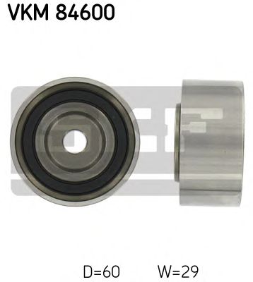 SKF vkm84600 -  Паразитный / Ведущий ролик, зубчатый ремень