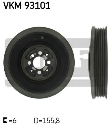 SKF vkm93101 -  Ременный шкив, коленчатый вал