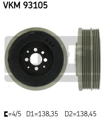 SKF vkm93105 -  Ременный шкив, коленчатый вал