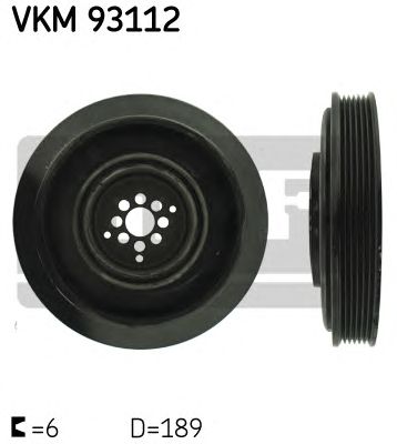 SKF vkm93112 -  Ременный шкив, коленчатый вал