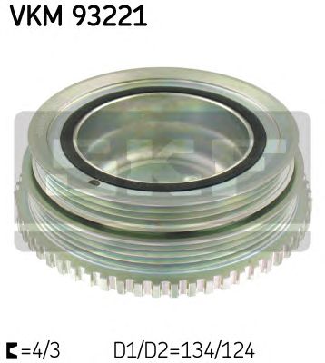 SKF vkm93221 -  Ременный шкив, коленчатый вал