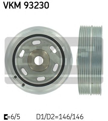 SKF vkm93230 -  Ременный шкив, коленчатый вал