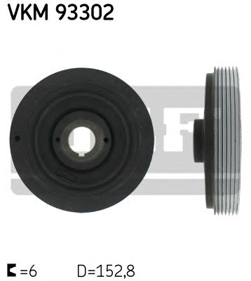 SKF vkm93302 -  Ременный шкив, коленчатый вал