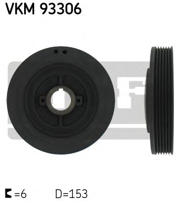 SKF vkm93306 -  Ременный шкив, коленчатый вал