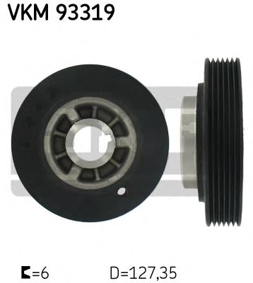 SKF vkm93319 -  Ременный шкив, коленчатый вал