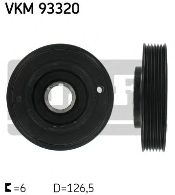 SKF vkm93320 -  Ременный шкив, коленчатый вал