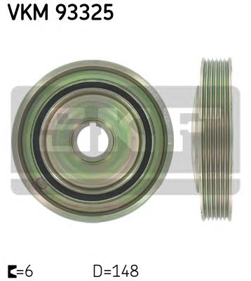 SKF vkm93325 -  Ременный шкив, коленчатый вал