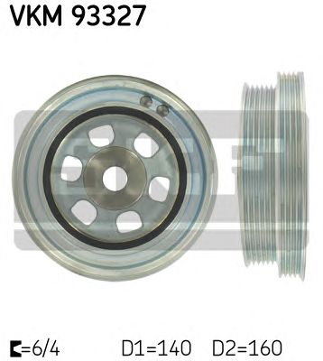 SKF vkm93327 -  Ременный шкив, коленчатый вал