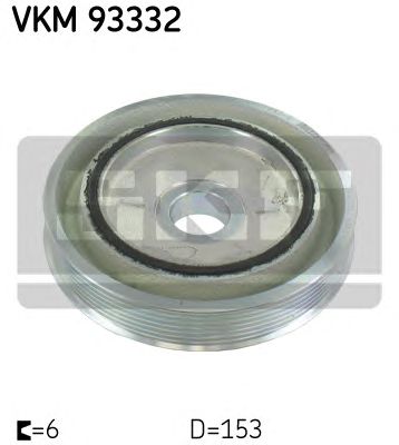 SKF vkm93332 -  Ременный шкив, коленчатый вал