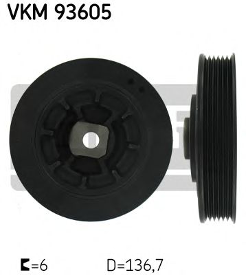 SKF vkm93605 -  Ременный шкив, коленчатый вал
