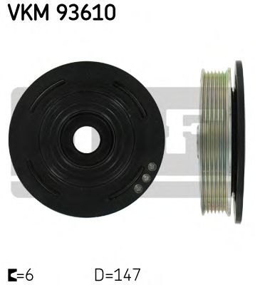 SKF vkm93610 -  Ременный шкив, коленчатый вал