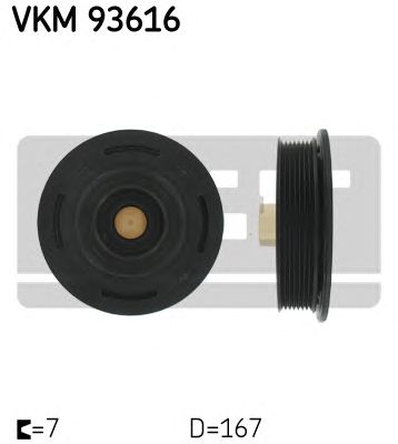 SKF vkm93616 -  Ременный шкив, коленчатый вал