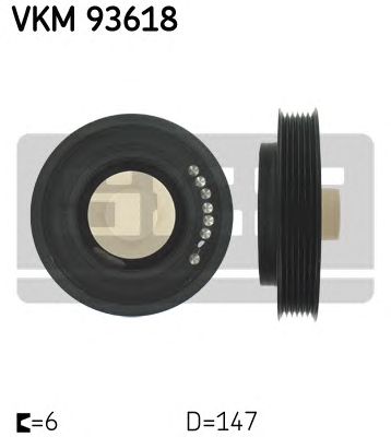 SKF vkm93618 -  Ременный шкив, коленчатый вал
